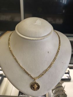 14k solid gold necklace 14 grams 24 Long layaway available 10% down if you interested please make sure you ask for Maribel thank you