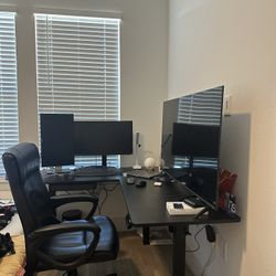 Entire Office Setup Sale And Twin Mattress With IKEA Bed Frame 