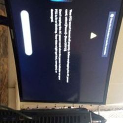 Monitor And PS5 