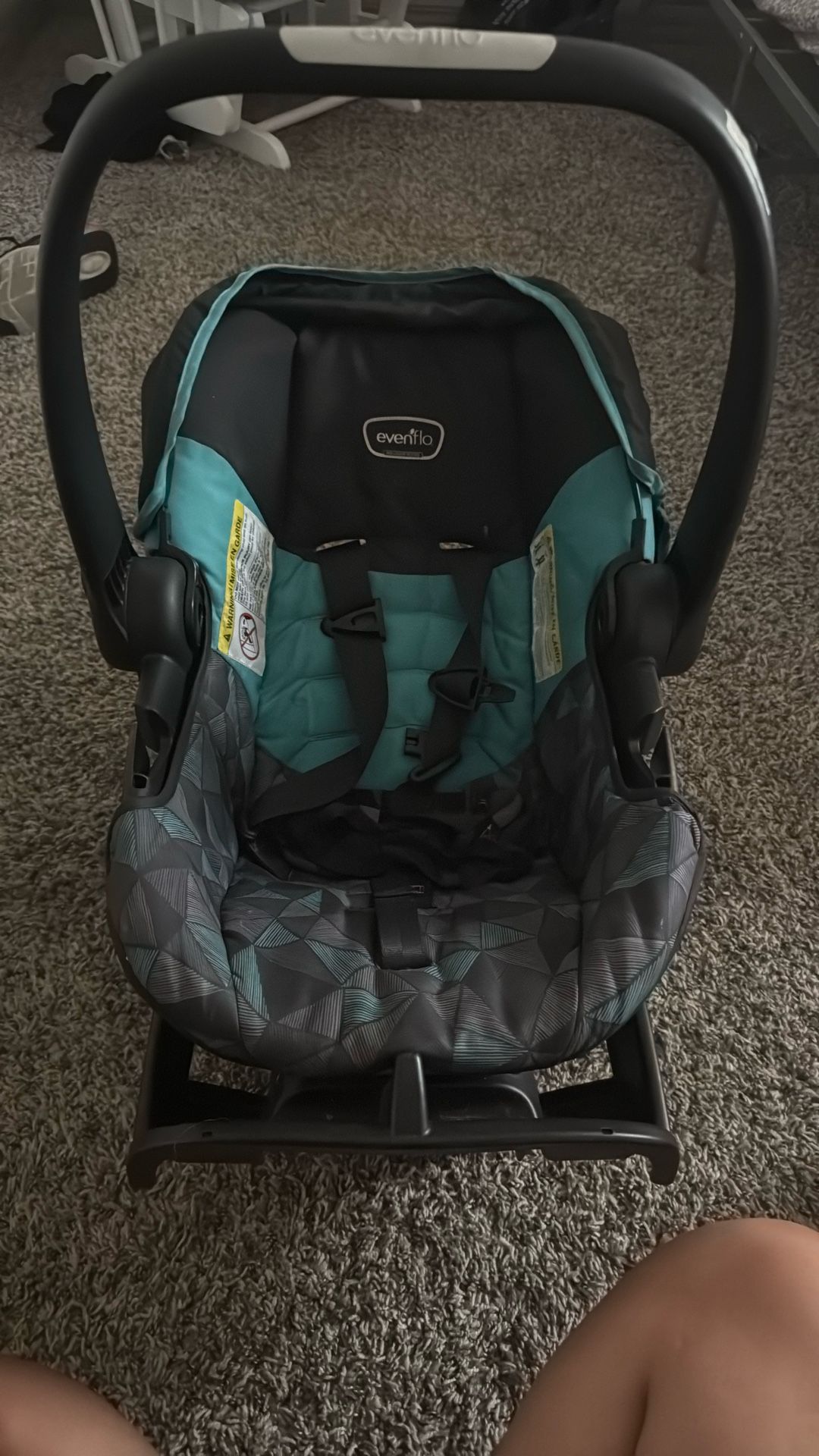 Baby Carseat , Blue And Grey , 43-73cm
