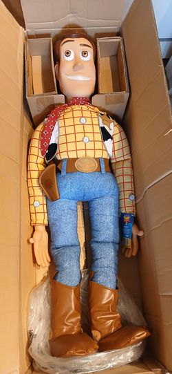Toy Story 4ft Woody Doll Figure. New in Box!
