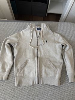 Grey Polo Zipup- Good Condition