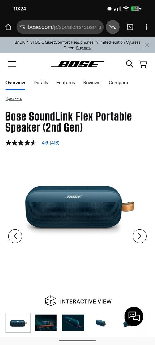 Brand New Bose Soundlink Flex (Gen 2) - New In box