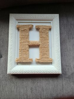 Home Decor "H" For Home Sign