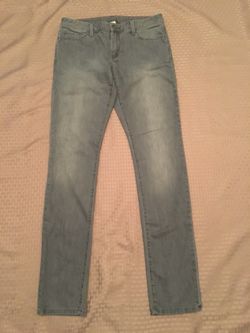 Banana republic gray skinny jeans size 28 with a 32.5 inch inseam
