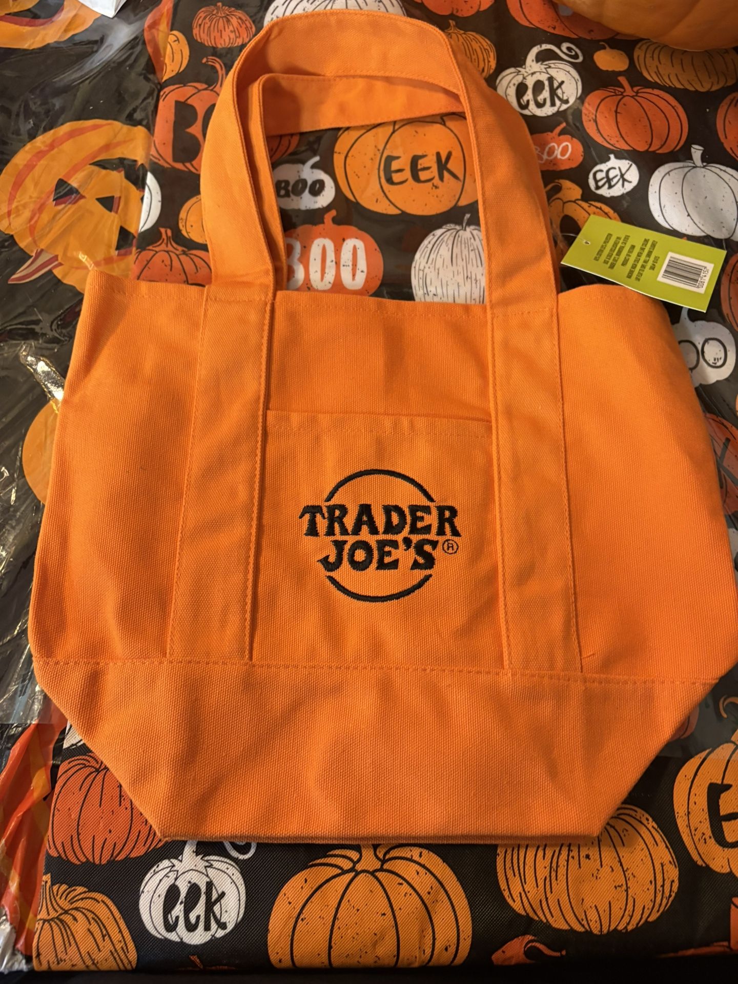 Trader Joe Halloween Mini Tote Bags