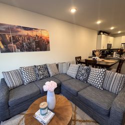 Sectional Sofa + Chair