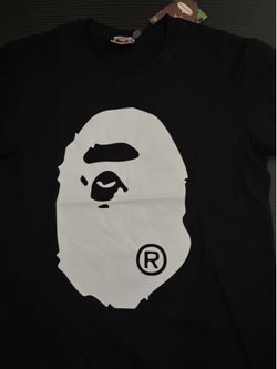 Bape size medium black and white