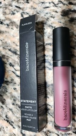BAREMINERALS matte liquid lipstick in Flawless