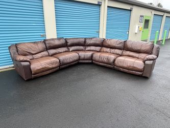 Big Leather Sectional