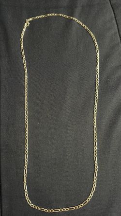 10k Figaro gold chain