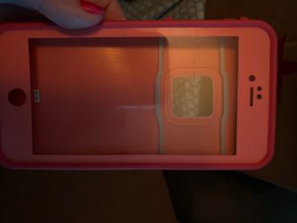 Pink lifeproof case IPhone 6/7/8 plus