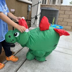 Christmas Dinosaur Inflatable