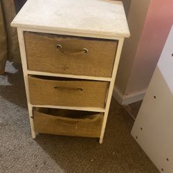 White Used Dresser
