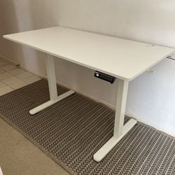 Standing desk 48w x 24d in. Like new