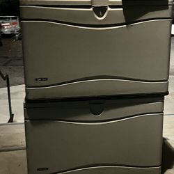 80 Gal. Heavy-Duty Outdoor Resin Storage Deck Boxed