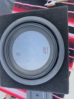 Alpine 12” sub and 600 watt amp
