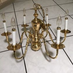 Solid brass chandlier