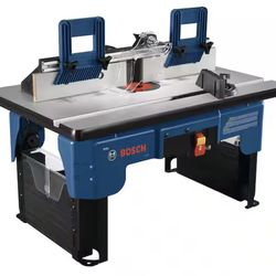 Bosch 26 in. x 16.5 in. Laminated MDF Top Portable Jobsite Router Table with 2-1/2 in. Vacuum Hose Port