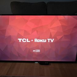 50 Inch 4K TCL Roku TV 