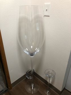 Large wine glass decoration or gag gift