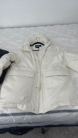 Real leather jacket and 1 gently used jacket