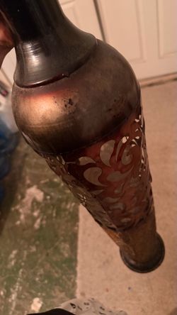 Decorative Metal Filigree Vase