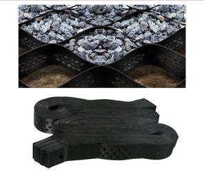 2" Thick Ground Grid 40 x 4 FT, Gravel Retainer 1880 LBS Per Sq ft, Geo Grid Driveway Stabilization for DIY Patio Walkway Driving RV Parking Slopes an