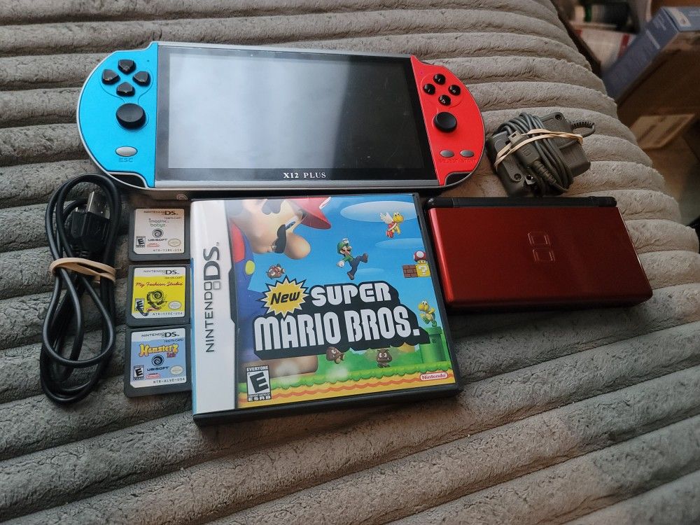 Nintendo DS Lite is a portable handheld with games and X12 PLUS