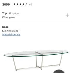 Modern Glass Coffee Table