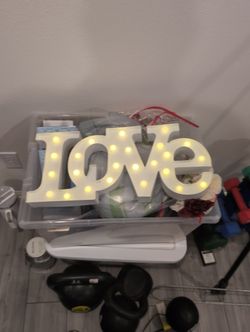 Light Up Love Sign
