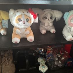 Mofusand X Sanrio Collab Plushie Set 
