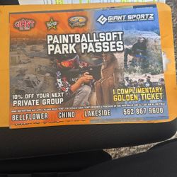 Paintball Park Passes