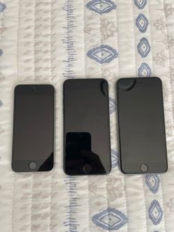 Apple iPhone Lot – 3 Phones – 6s/SE/8 Factory Reset