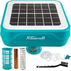 Solar Pool Ionizer - Floating Water Cleaner & Purifier Keeps Water Clear, 85% Less Chlorine, Compatible with Fresh and Salt Water Pools & Spas

