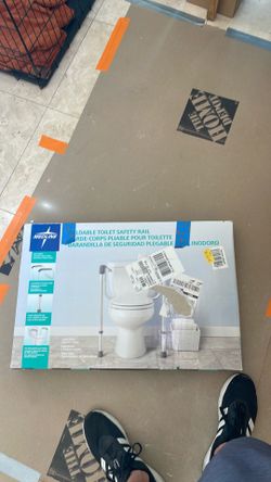 Leave Toliet saftey rail