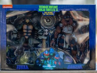 NECA TMNT 2 Secret Of The Ooze - Tokka and Rahzar 7'' Action Figure