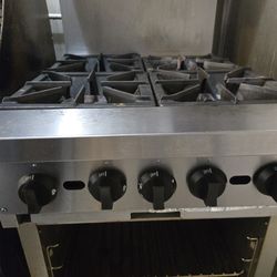 4 top commercial stove