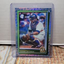 Mike Piazza Dodgers Donruss Foil Baseball Card 
