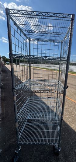 Heavy Duty Wire Shelving Unit on Wheels