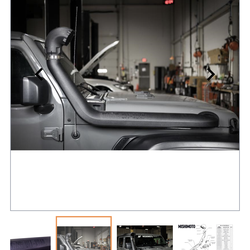 Jeep Wrangler JL 2.0l mod - Mishimoto Snorkel Kit