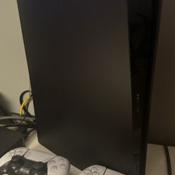 Digital Ps5 With Drand Black Plates