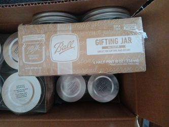 Half pint gifting jars