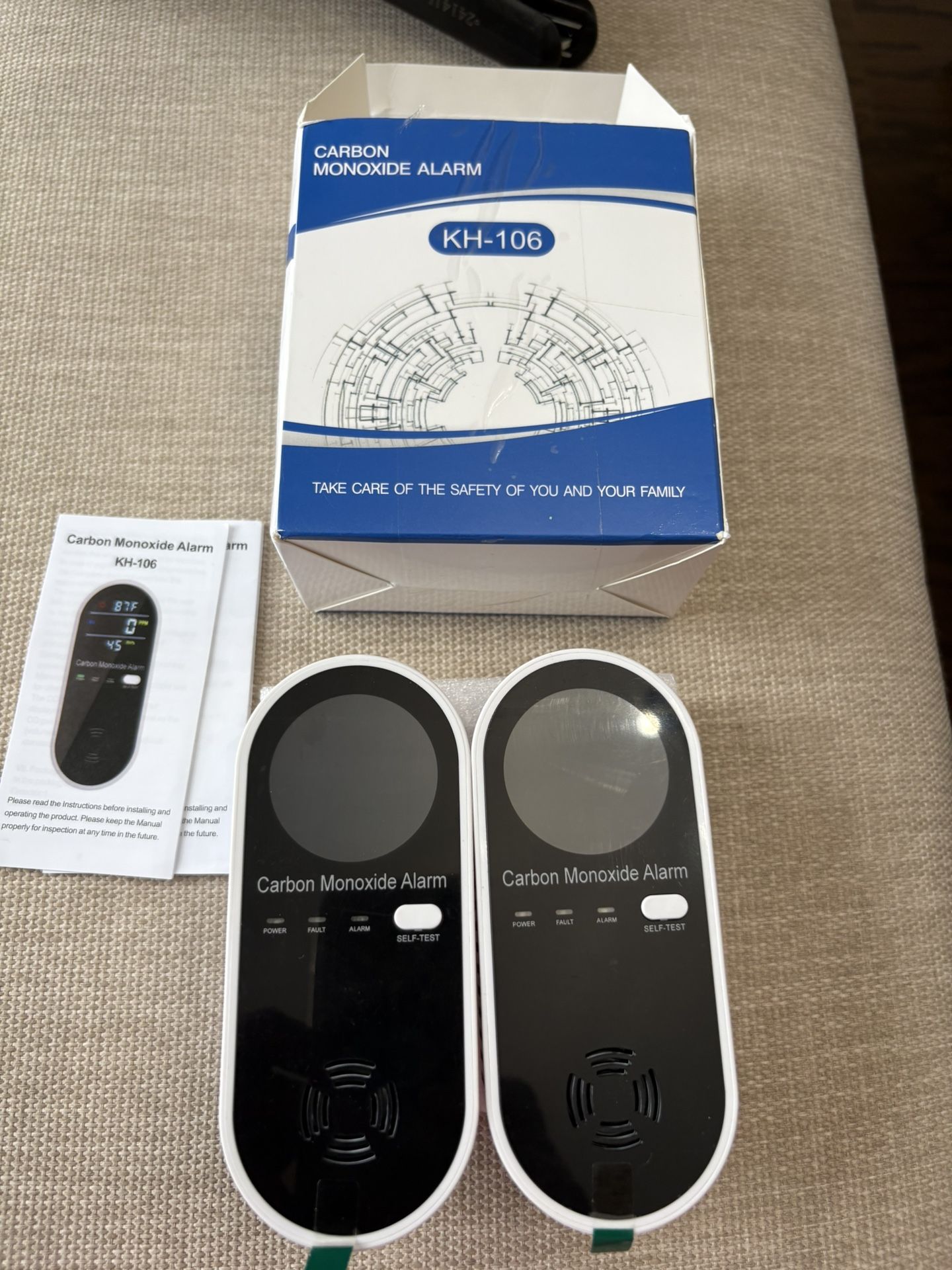 2 Carbon Monoxide Alarm New $20