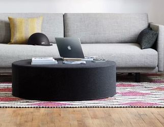 Modern Upholstered Cocktail Ottoman