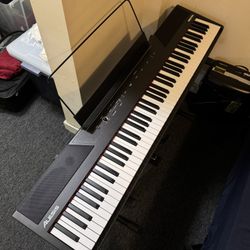 Complete Piano Starter Pack - Includes Piano, Sustain Pedal, Piano Stand, And More