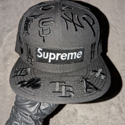 Supreme All Team Fitted Cap