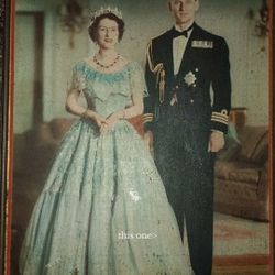 Vintage Queen Elizabeth II And Prince Philip Commemorative Tin