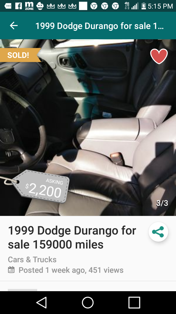 1999 Dodge Durango