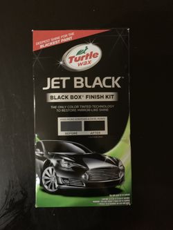 Jet black box finish kit *** Turtle wax - New in package